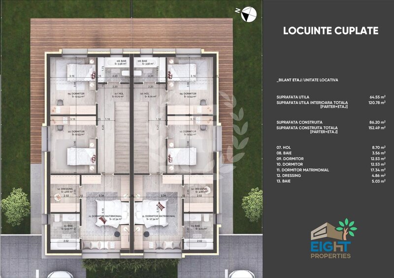 Balotesti, vila duplex 4 camere