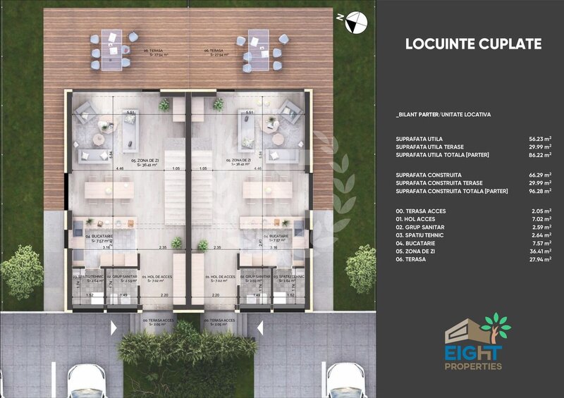 Balotesti, vila duplex 4 camere